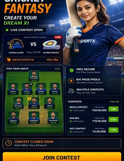 Www999g (999 g) fantasy cricket & matchday visual 3